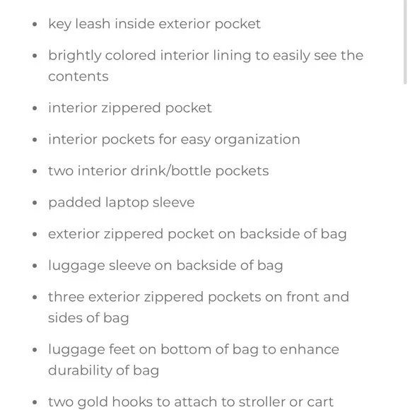 Austin Fowler Brielle Backpack or Diaper Bag - Picture 7 of 11